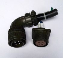 Japanese JAE MS3108B18-10P-ZN MS3102A18-10S 4 core silver plated elbow Aviation plug