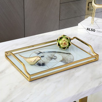 Nordic light lavish trays Home Living room Dining Room Table Paper Towels Box Containing Pan European Style Home Decoration Objects Pendulum