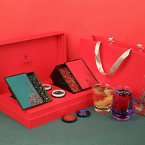 Black wolfberry gift box Ningxia wolfberry gift box red wolfberry Black wolfberry wild Ningxia gift box gift gift Elder