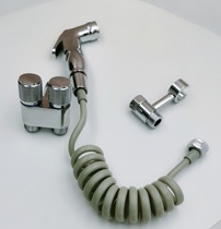 New toilet companion set spray gun faucet women washer booster nozzle flusher copper angle valve