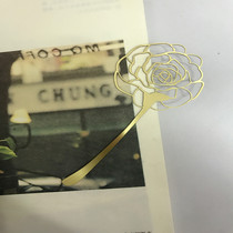 Rose Talent exquisite brass rose plant bookmarks Little Prince precision gift gift gift classical lettering