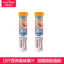 German direct mail DAS Mivolis fresh orange taste Vitamin C effervescent tablets Effervescent Tablets Vc * 2