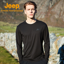 jeep Jeep's outdoor long sleeve T-shirt male ventricular circle Moder leisure sports heating jacket tide