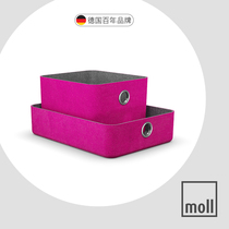 Mole Moll containing box felt basket nice and practical desk bookshelf Good partner Multi-color optional