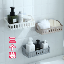 Creative bathroom shampoo Shampoo Terrace to contain and paste a storage shelving for plastic putting things on the wall