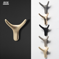 Laibangke shoe cabinet hook punch-free cabinet wardrobe hanging hook Light luxury entrance key hanging modern creative horn