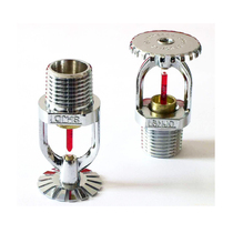 Fire sprinkler head down spray drooping type sprinkler head DN15 68 degree closed sprinkler head temperature glass ball down spray