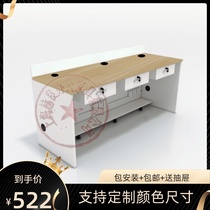 Intermediary Desk Bar Commercial Shop Simplified Modern Travel Agency Help Desk Front Desk