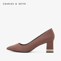 CHARLESKEITH SINGLE SHOES CK1-60920100 METAL WOMEN POINTED HIGH HEELS