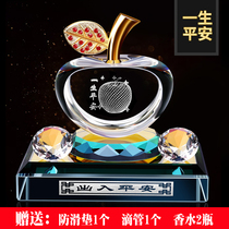 Applicable Jaguar Mercedes BMW Audi Porsche Car Fragrance Perfume Seat Creative Crystal Apple Interior Ornament Swing