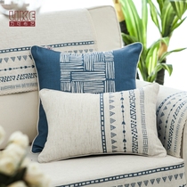 Original Nordic simple pillow chair sofa backrest bedside cushion waist pillow case seat large backrest waist cushion