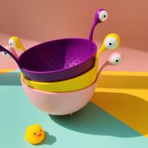 Net red ins fruit plate creative snacks storage basket picnic fruit basket simple fruit and vegetable basket small monster drain basket