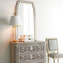 European bedroom vanity mirror table makeup mirror cloakroom home floor mirror clothing beauty shop full-length mirror simple