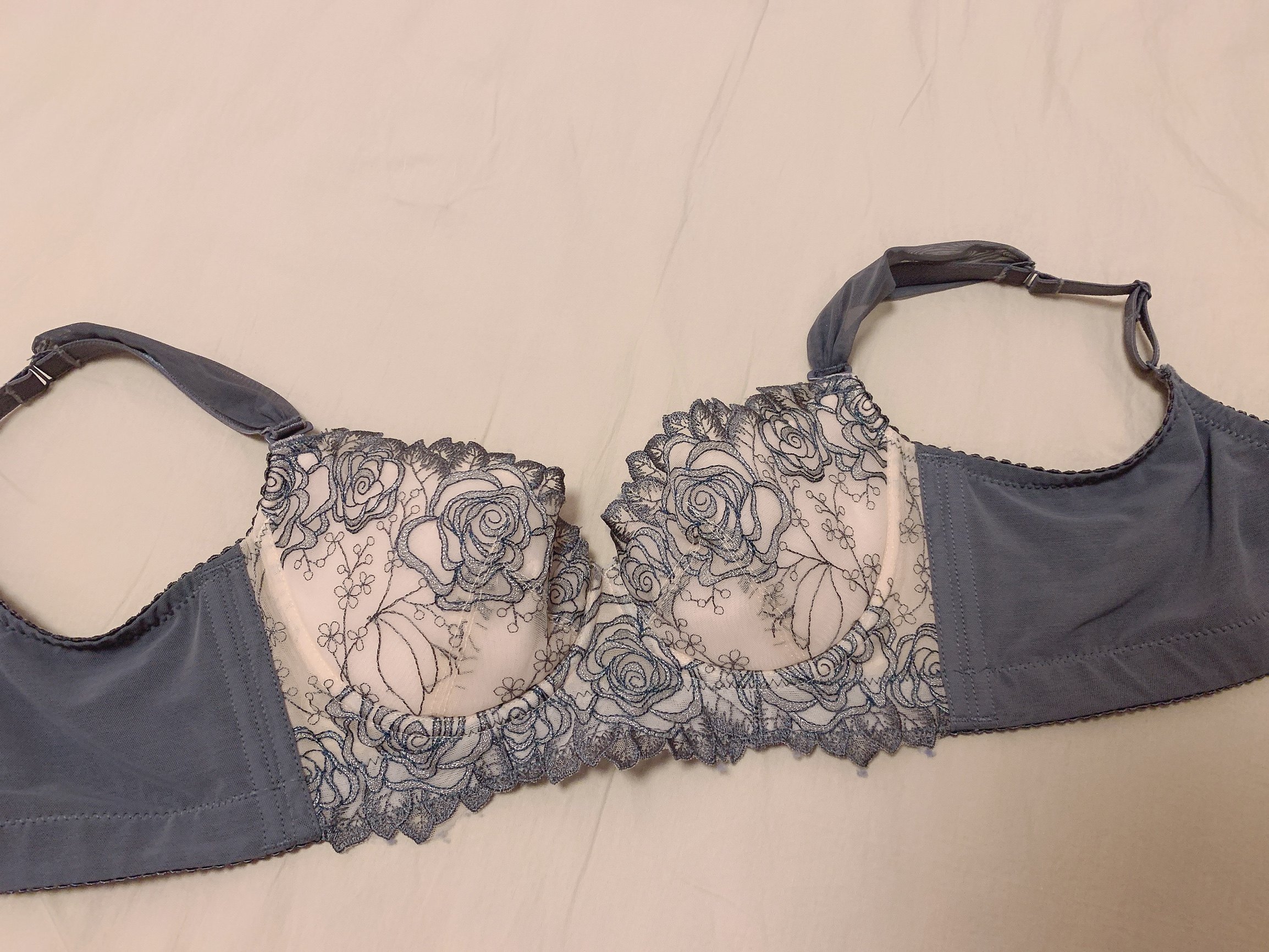 form调整型文胸收副乳聚拢全罩杯大码内衣女胖mm防下垂 - 买家秀图片