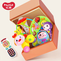 Huiluojian Ball Crawling Bugs Baby Toys 6-12 Months Intelligence Early Teaching Music Rattles Baby Hand Grabbing Balls