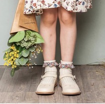 Milk dads Home France Collegien new Liberty lace Chopped Flowers thin Sox Sox Sox