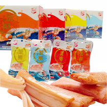 Haixin hand-torn crab fillet 20 packs boxed crab meat sticks barbecue strong spicy crab flavor seafood open bag snack snacks