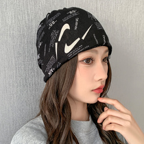 Lunar Subcap Children Winter Korean version Chauded wool line sleeves Head cap Baotou cap Cold hat Spring Fall knit heaps and heaps