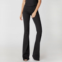 2022 summer thin section black high waist lifting hip and able to lean female horn pants Pants Jeans Slim laserpants Town Shops treasure