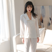 Real Silk Pyjamas Woman 2022 New Spring and Autumn Festival Ice Silk Two sets of extras to wear home Costume Women Summer Thin