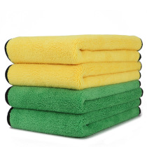 Car wash supplies car cleaning rag coral fleece microfiber towel 30*40 double-sided waxing cloth shoot 2 get 1 free