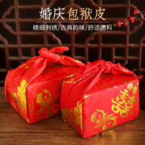 Chinese wedding supplies Daquan womens dowry red envelope Bo skin bride wedding celebration dowry wrapped cloth large new style