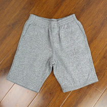Childrens shorts Yuan single gray padded craftsmanship elastic comfortable leisure sweatpants childrens five-point pants A99