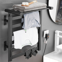 Intelligent electric towel rack household bathroom pendant toilet electric heating thermostatic disinfection drying bath towel rack