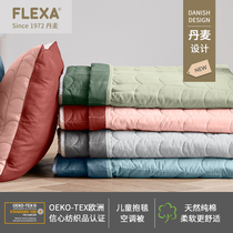 FLEXA childrens thin quilt bedding holding blanket Air conditioning quilt pure cotton kindergarten students four seasons cover quilt