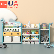 Childrens bookshelf toy sorting cabinet storage rack baby storage cabinet baby storage cabinet baby toddler Baby storage picture book storage