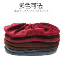 Flannel shoe cover home interior thickened wear-resistant bottom fabric washable non-woven machine room shoe cover non-disposable