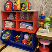 Bean rice baby childrens toy storage cabinet building block locker can be superimposed Hall cabinet Cabinet bookcase