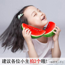 Childrens photo props Simulation watermelon slices Childrens photography Baby photo year-old photo props Wedding photography ornaments
