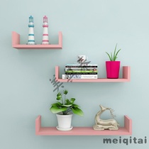 WALL HANGING WALL UPPER SHELF FREE OF PUNCH SUCTION WALL TYPE WALL SHELF MULTIFUNCTION SHELF CREATIVE FLOWER SHELF UPHOLSTERED SIMPLICITY