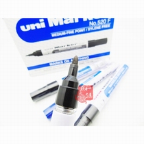 Japan Mitsubishi 520 F Oily MARKER Box Head Pen Metal Plastic Surface Aluminum Tube Marker Pen Black Blue