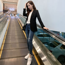Spring new black chic Korean slim suit jacket women casual small suit jacket women