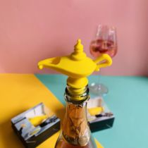 Creative wine bottle stopper pouring machine olive oil bottle mouth leak-proof sealing plug oil pot stopper seasoning soy sauce vinegar bottle lid