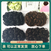 Hot selling wig female pull Citi robe modeling bun Costume studio photo curly hair Baotou flower retro pan head
