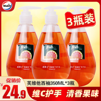 Wildew Hand Sanitizer 350ml X 3 Bottles Vvy Him Western Grapefruit Savory Fruity Vinc Nourishing Hand Cream