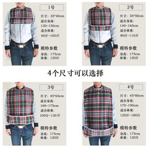 Dinner bib Old man adult bib rice pocket Rice pocket Waterproof old man cotton pure saliva towel pocket plus size