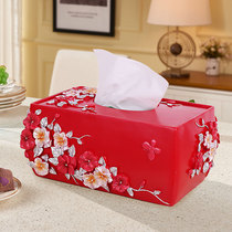 European creative multifunctional tissue box home toilet paper towel tube living room drawing box remote control storage box