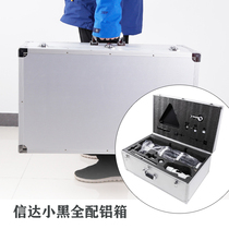 Cinda small black 150750EQ3D astronomical telescope accessories portable aluminum box full storage box