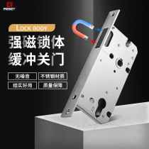 RESET Magnetic lock body Silent interior door Bedroom room door lock body Universal handle accessories replacement