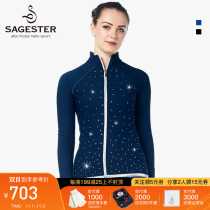 Supply) Italian Sagester figure skating training suit top sports jacket womens 234