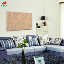 10mm sheet glue photo message board cork oak cork wood wall with back Pine soft background wall elephant group