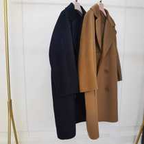 S series high duan wool cashmere double breasted large lapel profile coat 2020 autumn and winter