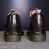 Inner increased black small leather shoes female British college style retro with skirt Korean version of Joker thick soled Japanese jk single shoes