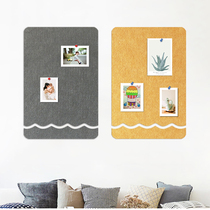 ins Nordic simple literary message board Grid photo wall Girl heart dormitory decoration photo wall Felt board