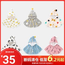 Baby cloak thickened coat Autumn Winter Spring and Autumn Children Baby male toddler coat autumn girl cloak Y2507