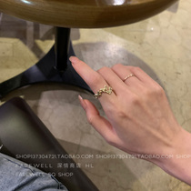 The owner recommends ~ knock on the beautiful opening can adjust the butterfly ring female ins tide Net Red fashion personality ring index finger